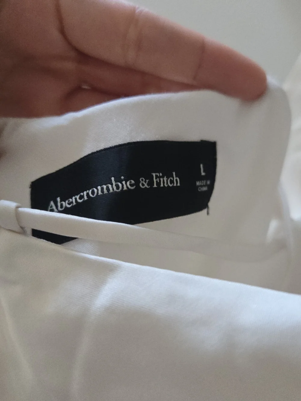Abercrombie & Fitch White Lace Up Back Slip Midi Dress Size Large - Picture 4 of 7